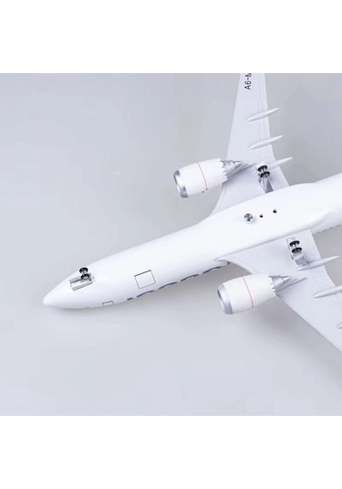 1/85 Ölçekli Boeing 737 Max Fly Dubai 47 Cm Model Uçak Maketi