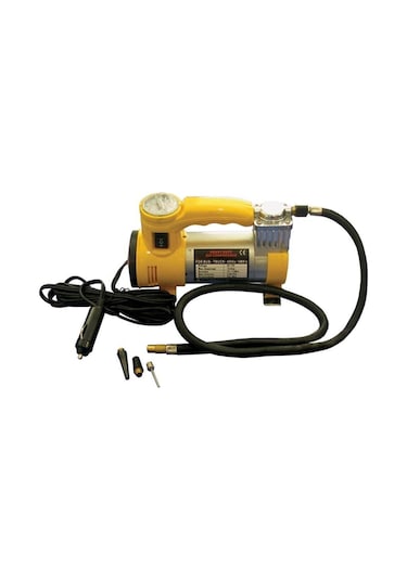 Metal Gövde Hava Kompresörü Işıklı Saatli 12 V 140 Psı