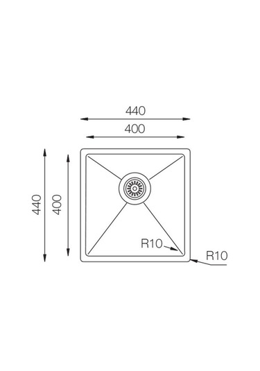 Ukinox Color x 400 Tıtanıum T.Üstü Mutfak Eviyesi