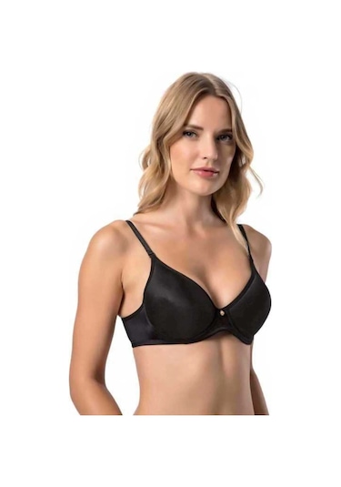 Le Jardin 9405 Desteksiz-balenli Micro Soft Sütyen siyah