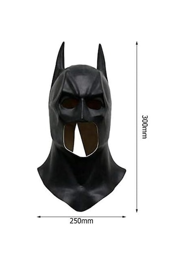 Lateks Gerçekçi Batman Maskesi - Cadılar Bayramı, Kostüm, Karnaval Ve Cosplay Aksesuarları Diğer