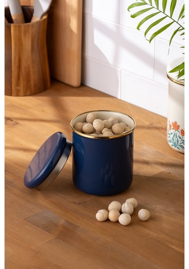 Emsan Hasbahçe Orta Boy Emaye Kavanoz