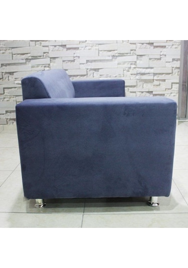 Koltukstilim H-101 Üçlü Ofis Bekleme Koltuğu Mavi
