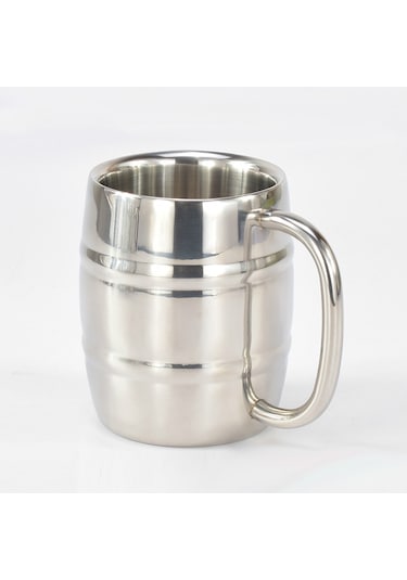 Sones Paslanmaz Çelik Bira Kupası Kupaları Açık Hava Kamp Batı Çay Kahve Kupası Yalıtımlı Taşınabilir Su Kupası Saplı İçecek Kapları