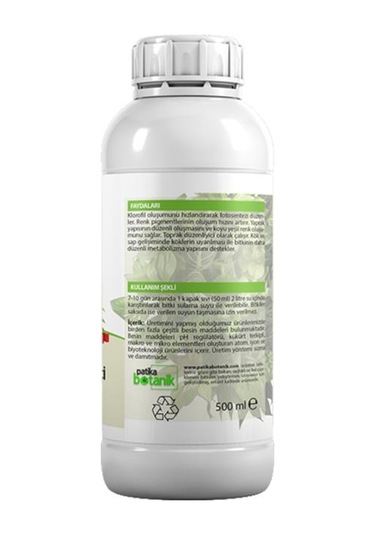 500 Ml Yaprak Yeşillendirici - Süs Bitkileri İçin- Topraktan