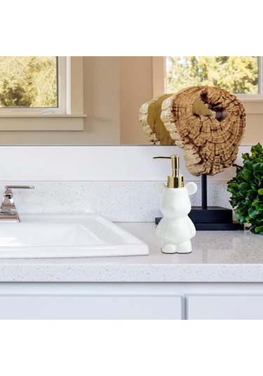 Suntek Sabunluk Seramik Banyo Tezgahı Çamaşır Odası Için Beyaz