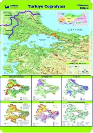 Marmara Bölgeler Haritası
