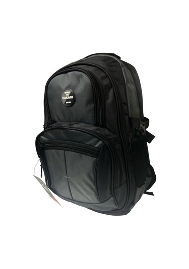 Su Geçirmez Kalın Ortopedik Çok Bölmeli Laptop Okul Gezi Seyahat Kamp Sırt Çantası Büyük 30x47cm Gri