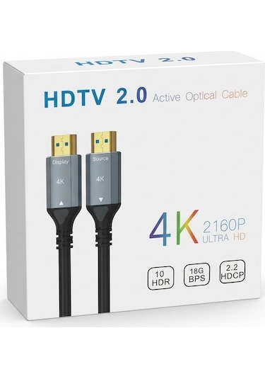 Sline 50metre 4k 60hz Fiber Optik Hdmı Kablo
