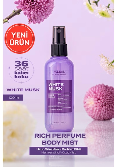 Kundal Rich Perfume Body Mist White Musk 100 ML