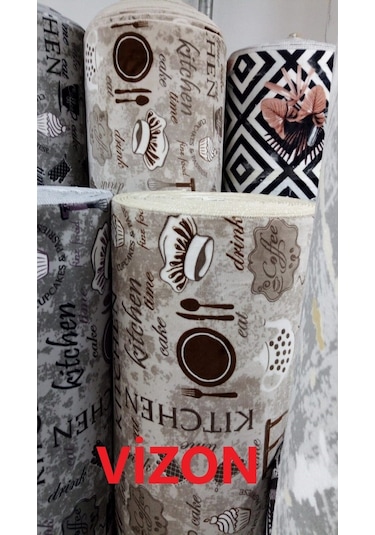 Panda Halı Napolitan Mutfak Desen 3 Model Kaymaz Jel Taban Yolluk