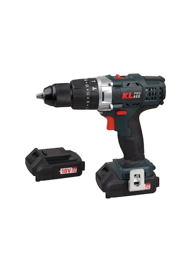 Klpro KLDM1820 18V 2.0 Ah Li-ion Çift Akülü Darbeli Matkap Vidalama