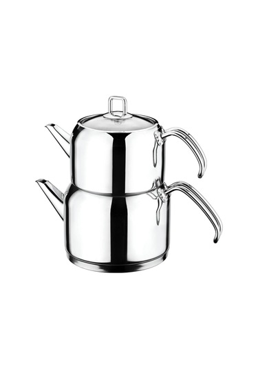 Evimsaray Çaydanlık Takımı Ece Orta Boy Gri