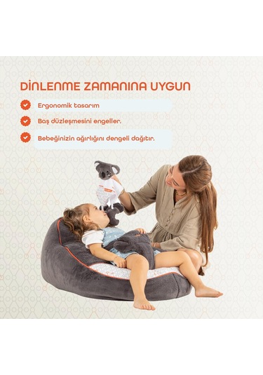 Gezenbebe Comfy Dolgulu Bebek Pufu 001