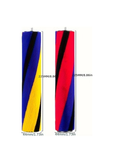 Honeybeeshop  V10 Slim V12 Slim Kablosuz Süpürge Yedek Fırça Rulosu Kırmızı Mavi Dayanıklı Plastik Toz Alma Aparatı