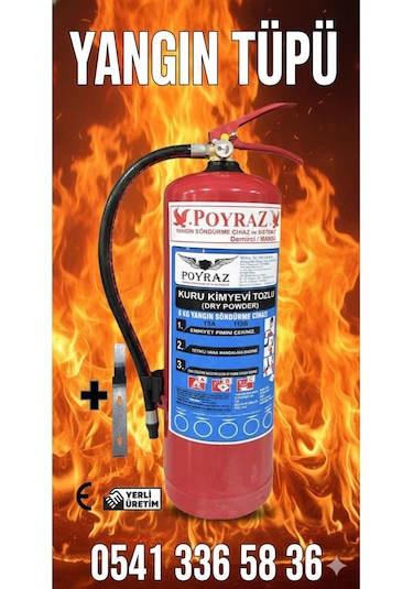 Zirve Yangın 6 Kg Kkt Yangın Tüpü Ruhsata Uygun