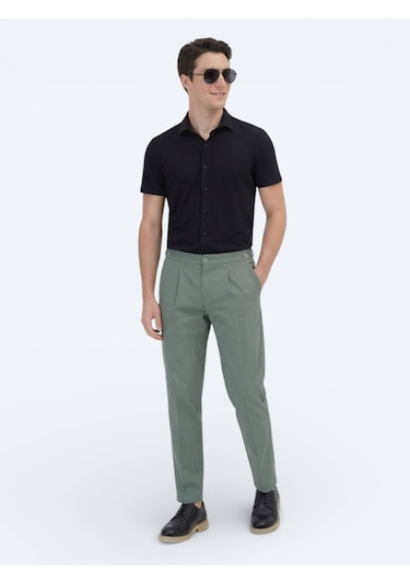Siyah Düz Regular Fit Casual Gömlek Siyah