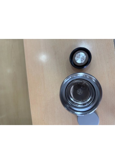 Paslanmaz Çelik Termos Su Şişesi 350ml Vakumlu Kapak Gri İthal Ürün Gri