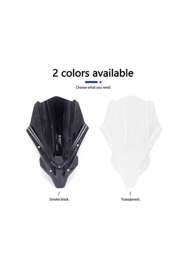 Nayomiglow Yamaha Mt-07 Mt 07 Mt07 Mt07 2021 İçin Motosiklet Ön Cam Ön Camı - Aksesuarlar Şeffaf