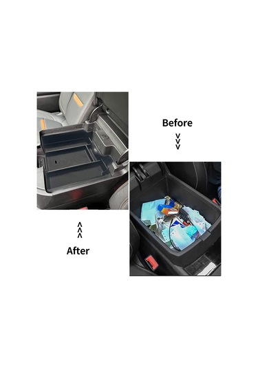 Springsun Chevrolet Silverado & Gmc Sierra 1500 2019-2023 Plastik Konsol Organizatörü - Siyah