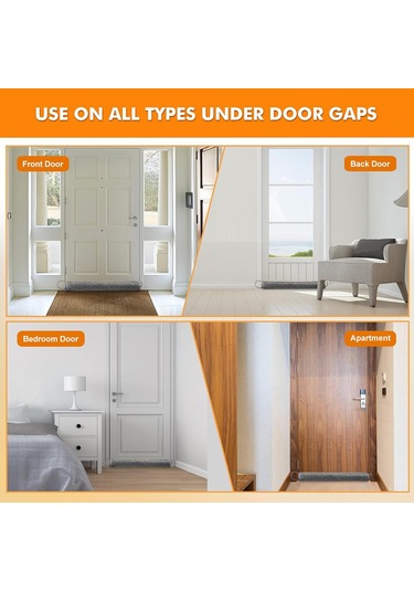 Yaozixa "evcil Hayvan Dostu Rüzgar Ve Ses Kesici Kapı Altı İzolasyon Bariyeri - Enerji Tasarrufu Sağlar"