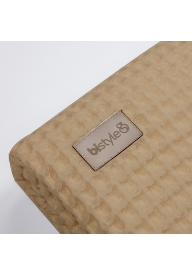 Bistyle Style Baby Pike Battaniye 110x110 70149 Bej Bej