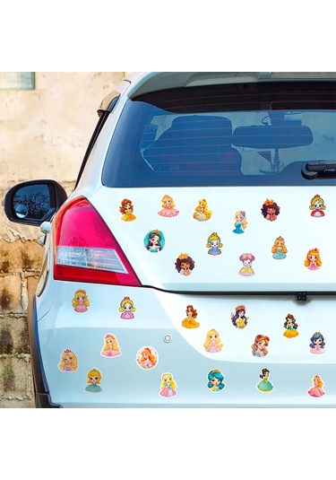 Sticker Store Telefon İçin Prenses Sticker Etiketleri 50 Adet Büyük 299051105