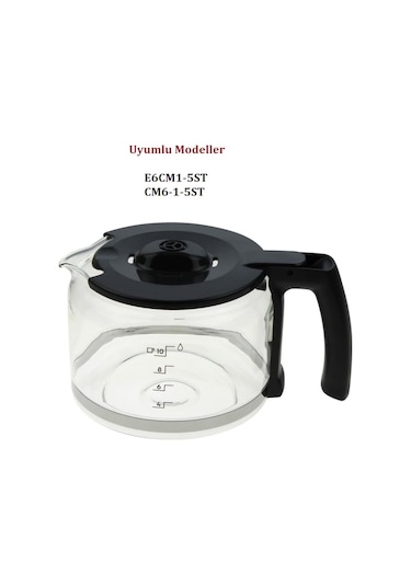 Electrolux E6Cm1-5St Kahve Makinesi . Cam Demlik - Hazne