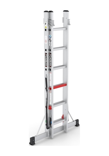 Çağsan 2X6 Basamaklı Duocombi - İki Parçalı Çok Amaçlı Merdiven Tsa4