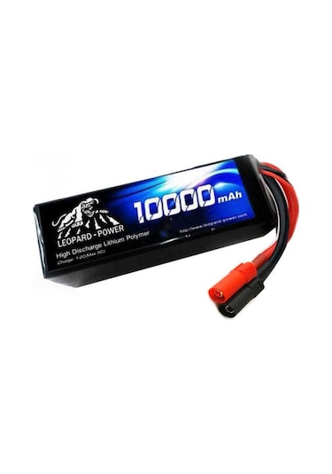 Leopard Power 10000 mAh 7.4V 2S 25C UAV & Multirotor Lityum Polimer Lipo Batarya Pil