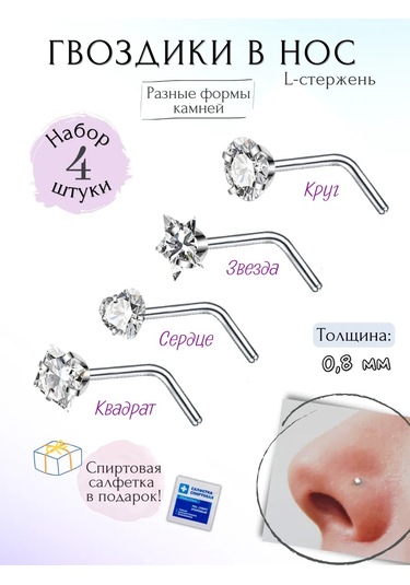 Fınky Burun İçin 4 Parçalık Meme Yağı Seti 386398104 Gri