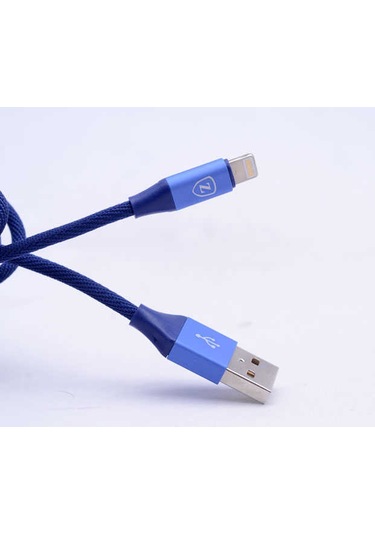 Tuva Teknoloji Kahverengi Metal Uçlu Lightning Usb Kablo