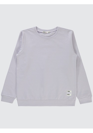 Civil Girls Kız Çocuk Sweatshirt 6-9 Yaş Galaktik Leylak Galaktik Leylak Lila