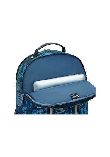 Seoul Lap Büyük Boy Sırt Çantası Mavi