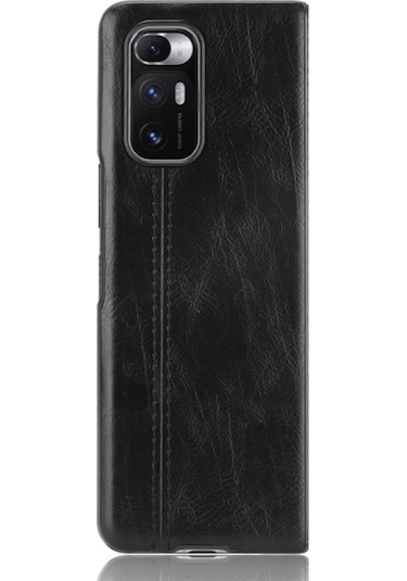 Xiaomi Mi Mix Fold Darbeye Dayanıklı Dikiş İnek Cilt Dokusu Pc + Pu + Tpu Kılıf