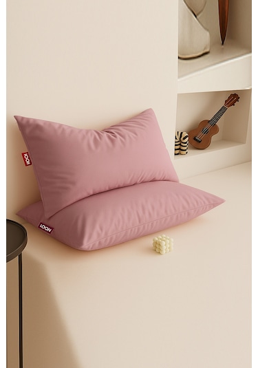 İqon Mix & Match Plain Ranforce 2 Li Yastık Kılıfı Seti Gülkurusu Gül Kurusu