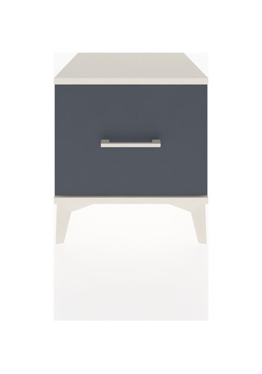 Hyperion Komodin Tek Çekmeceli 44x44x48 Aytaşı-antrasit Aytası