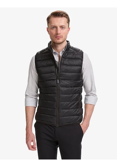 Pierre Cardin Erkek Siyah Mont Yelek 50321036-vr046