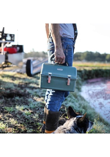 Stanley 9.4 Lt Yemek Taşıma Çantası The Legendary Classic Lunchbox - Hammertone Green Yeşil