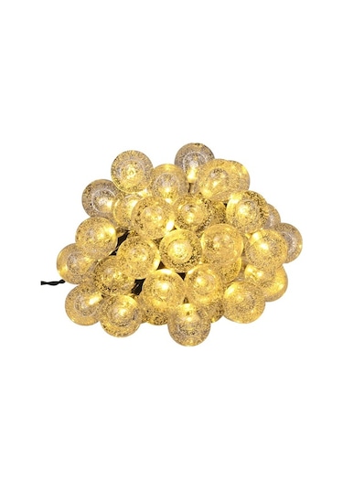 Pazly Güneş Enerjili 50 Led Kristal Küre Bahçe Aydınlatma - 8 Mod, Su Geçirmez