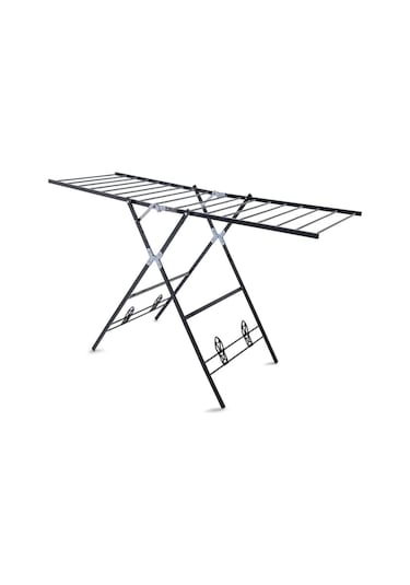 Perilla 19 Metre Majestik Kurutmalık Elbise Askısı Elbise Kurutmalığı Siyah