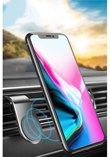Torima Jx-006 Siyah Çok Amaçlı Magnetic Car Holder Araç İçi Telefon Tutucu Siyah