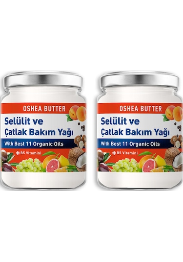 Oshea Butter Selülit Ve Çatlak Yağı İkili Paket