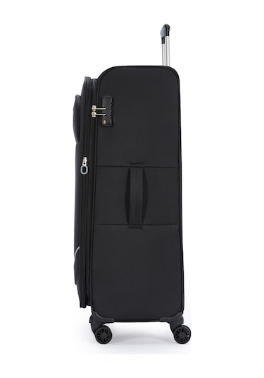 Pierre Cardin Ultra Light Kumaş Büyük Boy Valiz Siyah Pc7050 Siyah