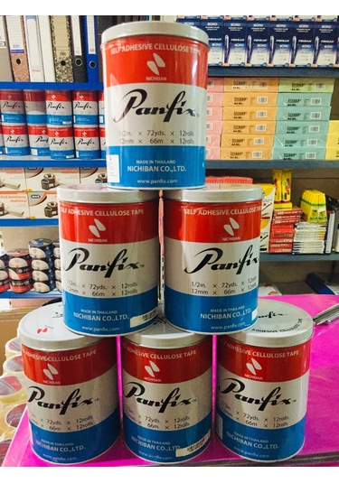72 Adet Panfix 12 Mm X 66 M Geniş Bant Teneke Kutu Toptan