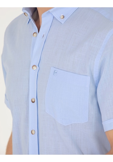 Pierre Cardin Erkek Açık Mavi Gömlek Kısa Kollu 50268184-vr003 Pierre Cardin Erkek Açık Mavi Gömlek Kısa Kollu 50268184-vr003