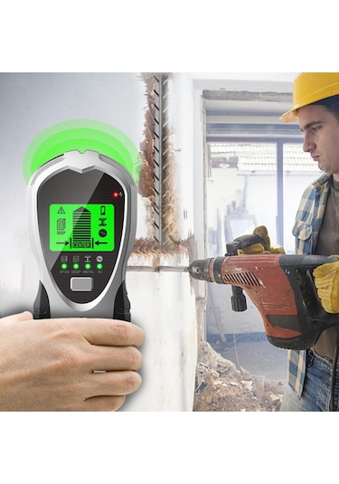 4 İn 1lcd Ekran Saplama Bulucu Yeraltı Sturs Duvar Tarayıcı Metal Dedektörü Ac Ahşap Elektrik Kablo Telleri Derinlik Tracker