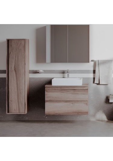 Creavit Nx260 Next Tezgah Üzeri Kare Delikli Lavabo 60 x 50 CM