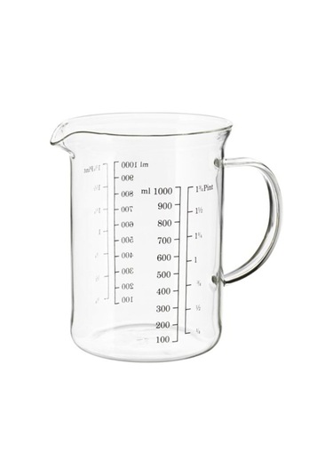 Vardagen 0.5 Lt Ölçek Ölçü Kabı - Isıya Dayanıklı Cam Şefaf