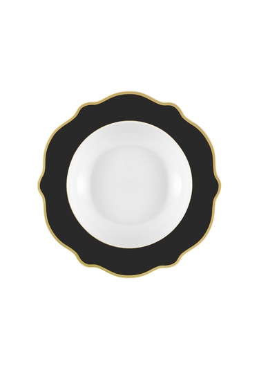 The Mia Jaswely Yemek Seti Siyah 24 Parça